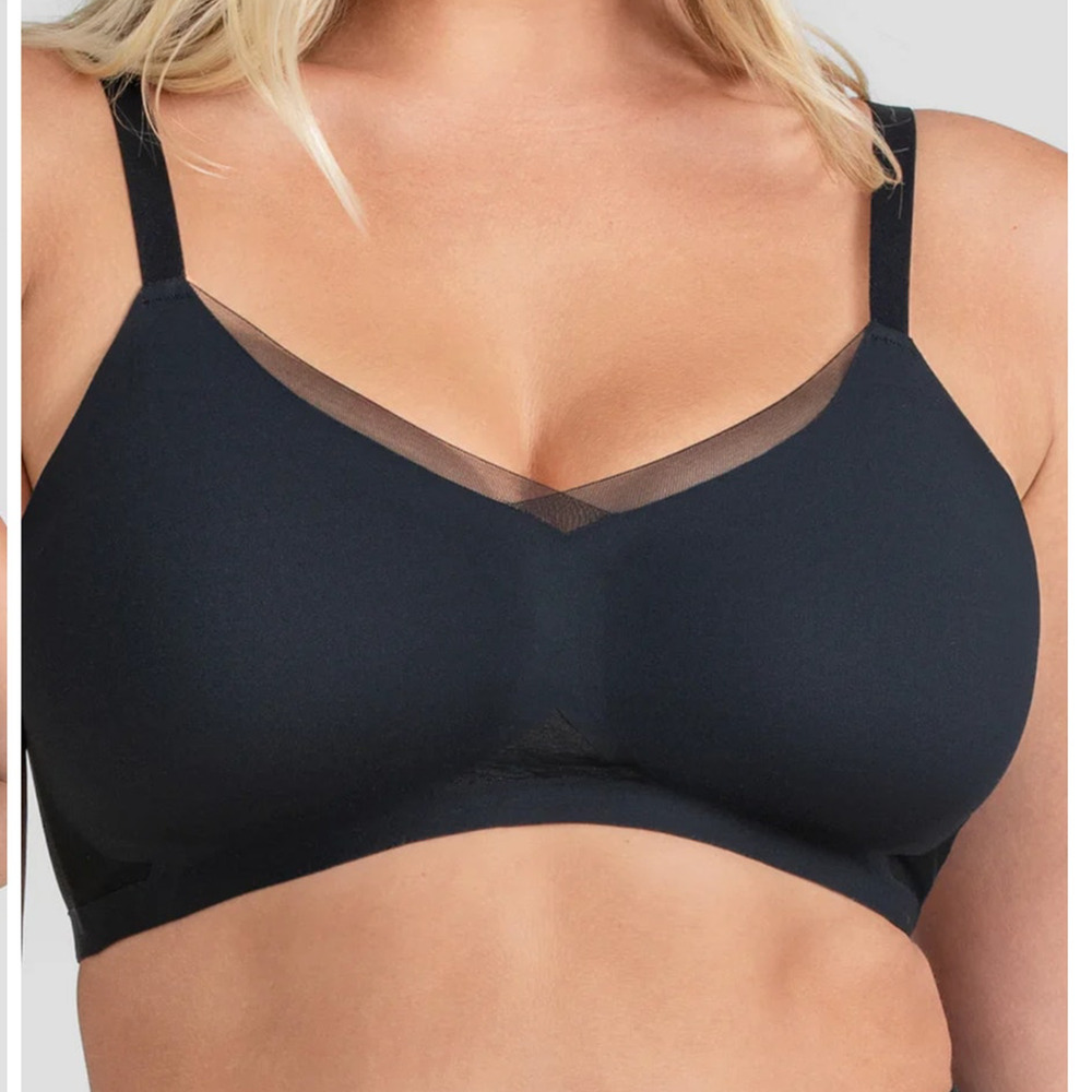 NWOT $69 HoneyLove Black 24/7 Classic Convertible Cossover Bra Size 2X